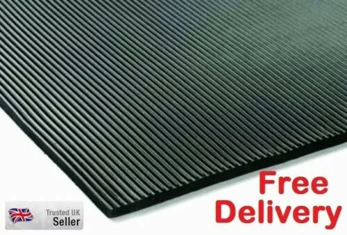 Narrow ribbed rubber - ribbed, matting