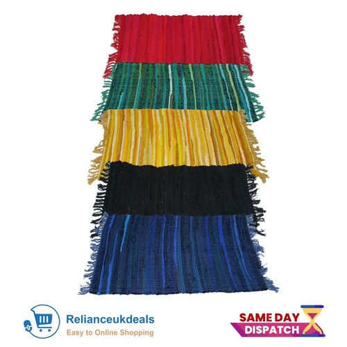 Handmade chindi rag rug - handmade,