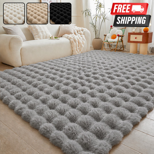 Fluffy rugs large shaggy rug - large,