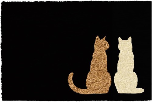 Cat door mat - door, doormats