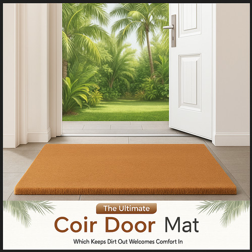 Coconut coir door - coconut,